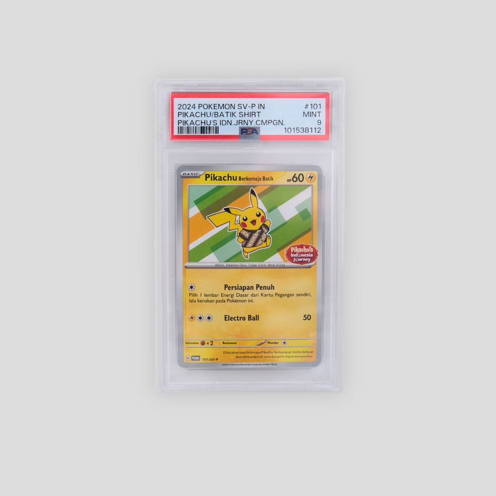 Pikachu Batik Shirt Promo #101/SV-P | Pokémon Indonesia Journey PSA 9  | Restockd®