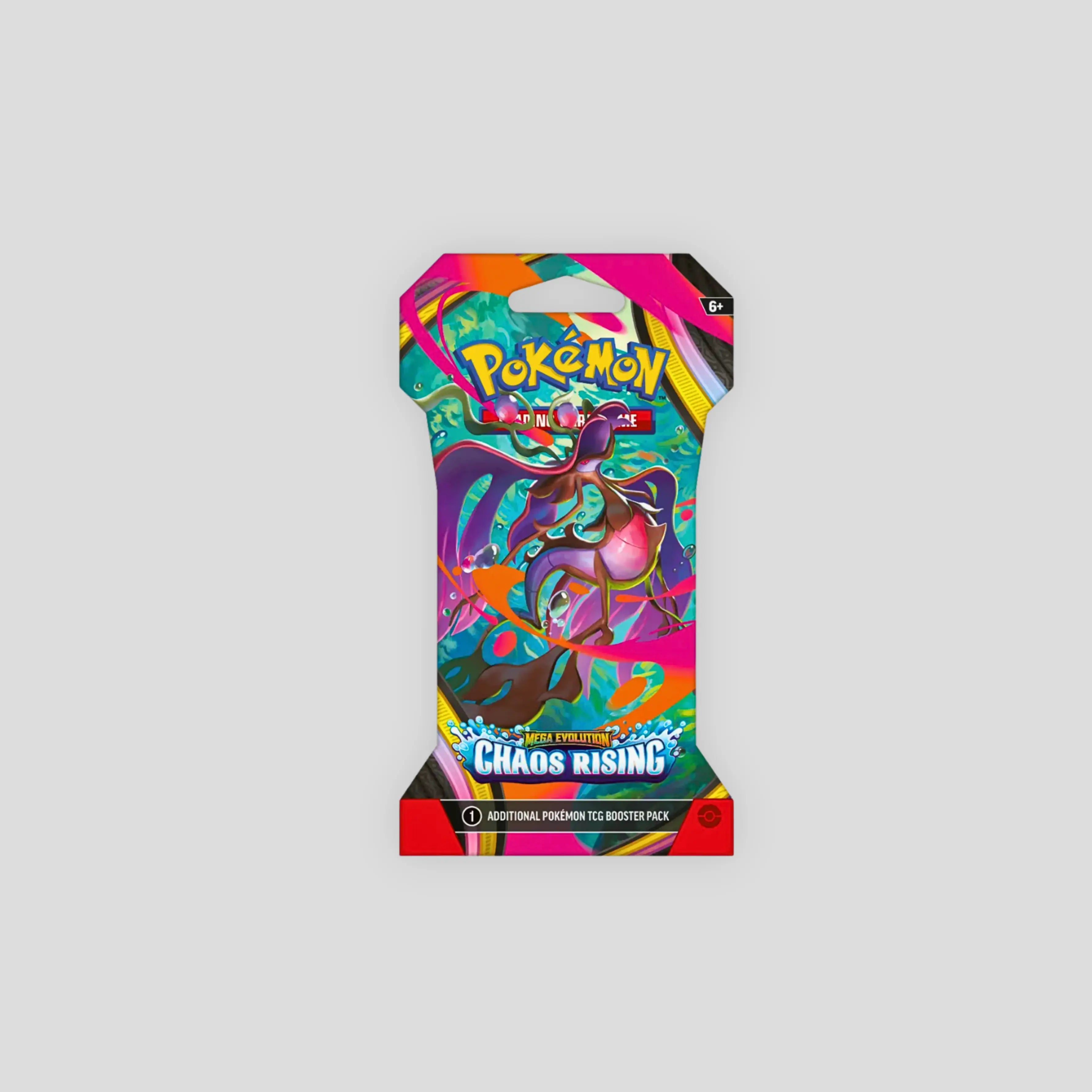 Pokémon Mega Evolution Chaos Rising Sleeved Booster | Restockd®
