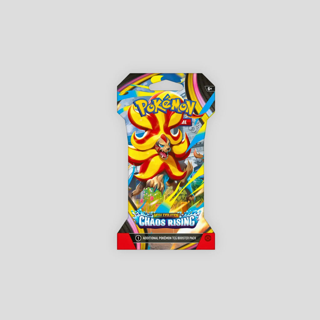 Pokémon Mega Evolution Chaos Rising Sleeved Booster | Restockd®