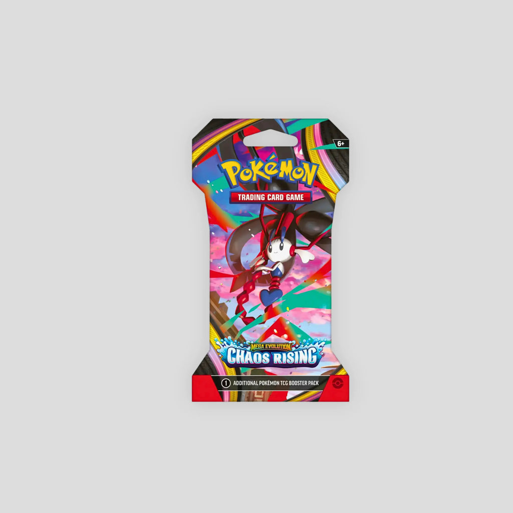 Pokémon Mega Evolution Chaos Rising Sleeved Booster | Restockd®
