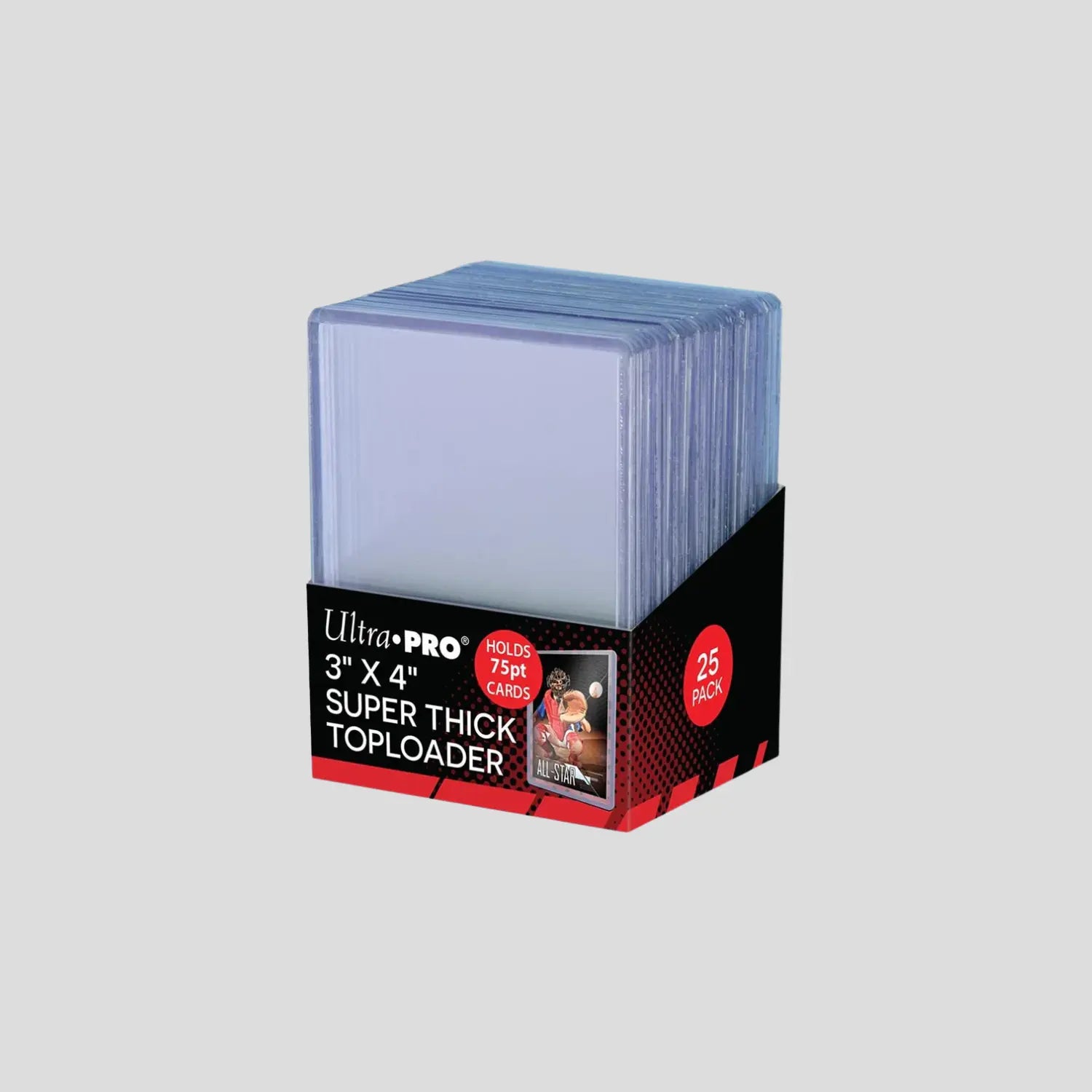 75PT Clear Top Loaders 25 Stuks | Kaartbescherming | Restockd®